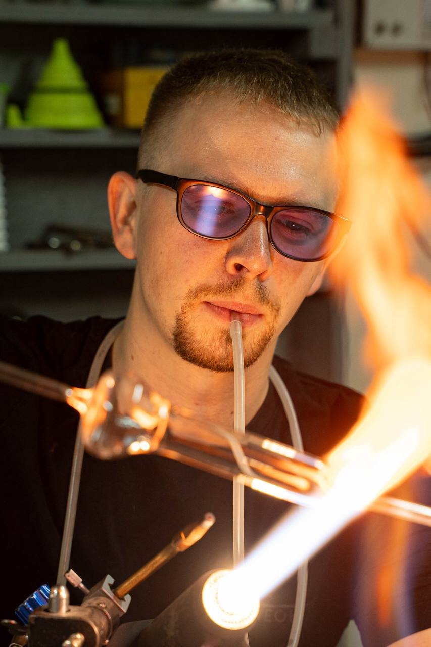 The maker at the torch